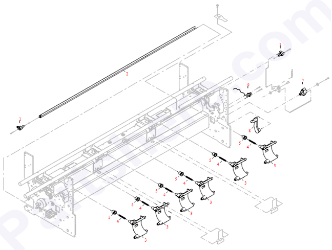HP parts picture diagram for C2847-20005, C3180-60034, C3180-40017, C3180-40020, C1633-40082, C1633-60039, C1633-80005, C3190-60149